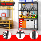 NNEDSZ Modular Wire Storage Shelf 900 x 350 x 1800mm Steel Shelving