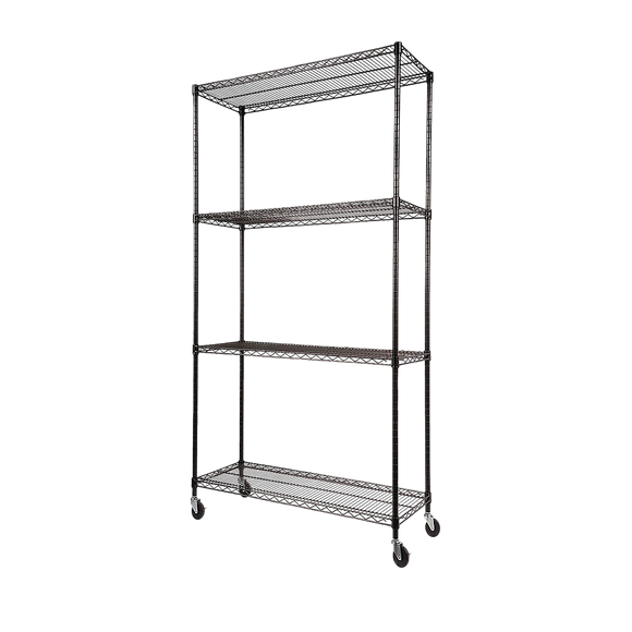 NNEDSZ Modular Wire Storage Shelf 900 x 350 x 1800mm Steel Shelving