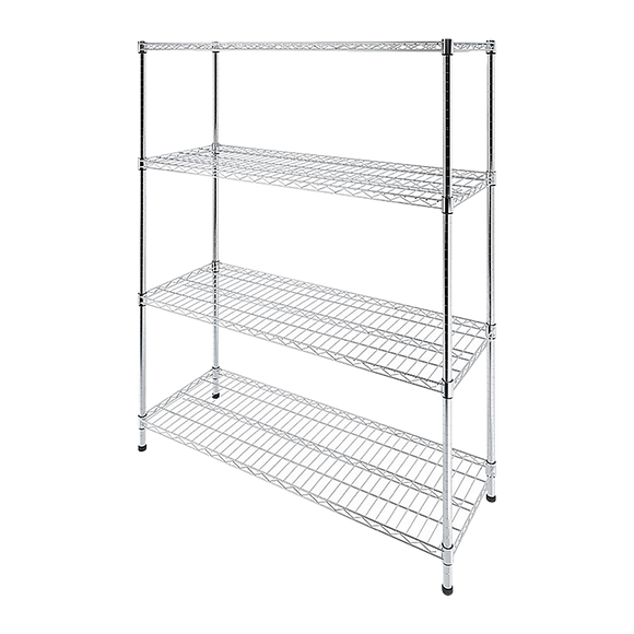 NNEDSZ Modular Wire Storage Shelf 1500 x 450 x 1800mm Steel Shelving