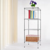 NNEDSZ Modular Wire Storage Shelf 600 x 600 x 1800mm Steel Shelving