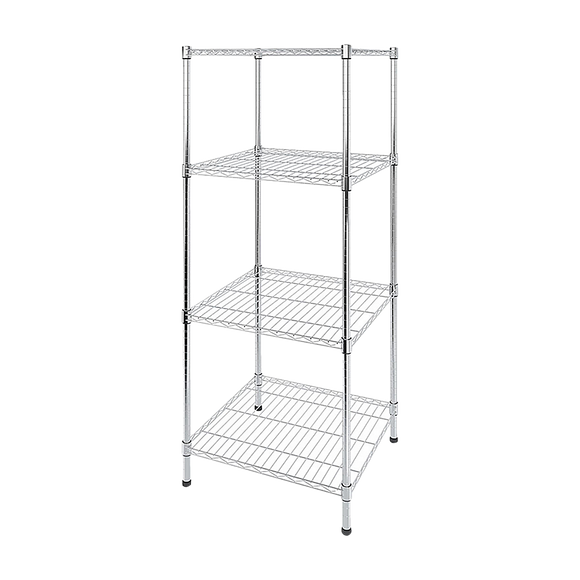 NNEDSZ Modular Wire Storage Shelf 600 x 600 x 1800mm Steel Shelving