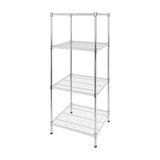 NNEDSZ Modular Wire Storage Shelf 600 x 600 x 1800mm Steel Shelving