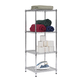 NNEDSZ Modular Wire Storage Shelf 600 x 600 x 1800mm Steel Shelving