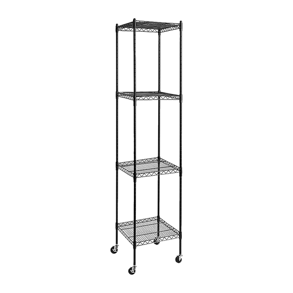 NNEDSZ Modular Wire Storage Shelf 450 x 450 x 1800mm Steel Shelving