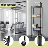 NNEDSZ Modular Wire Storage Shelf 450 x 450 x 1800mm Steel Shelving
