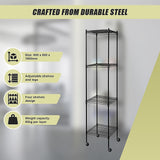 NNEDSZ Modular Wire Storage Shelf 450 x 450 x 1800mm Steel Shelving