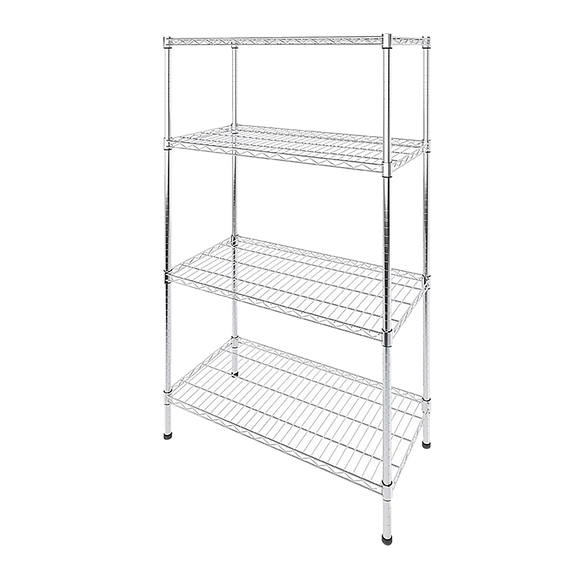NNEDSZ Modular Wire Storage Shelf 1200 x 600 x 1800mm Steel Shelving