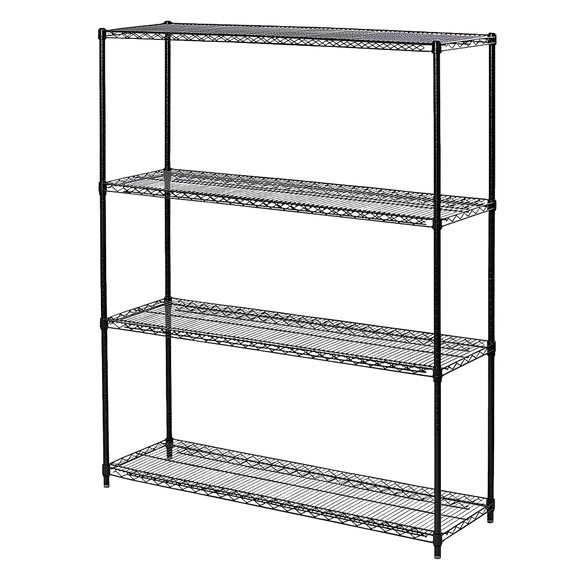 NNEDSZ Modular Wire Storage Shelf 1200 x 600 x 1800mm Steel Shelving