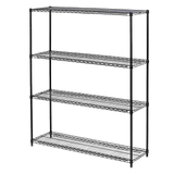 NNEDSZ Modular Wire Storage Shelf 1200 x 600 x 1800mm Steel Shelving