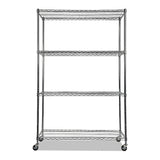 NNEDSZ Modular Wire Storage Shelf 1200 x 600 x 1800mm Steel Shelving