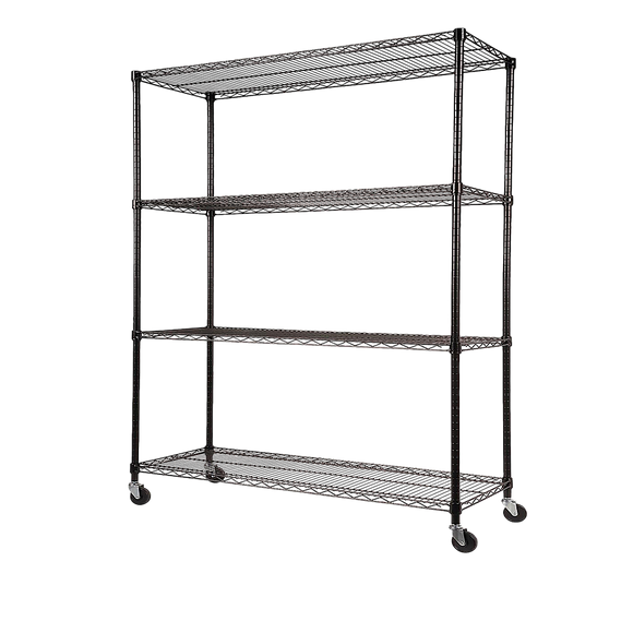 NNEDSZ Modular Wire Storage Shelf 1200 x 600 x 1800mm Steel Shelving