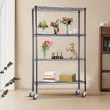 NNEDSZ Modular Wire Storage Shelf 1200 x 600 x 1800mm Steel Shelving