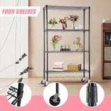 NNEDSZ Modular Wire Storage Shelf 1200 x 600 x 1800mm Steel Shelving