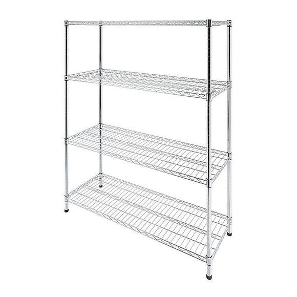 NNEDSZ Modular Wire Storage Shelf 1500 x 350 x 1800mm Steel Shelving