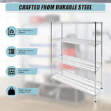 NNEDSZ Modular Wire Storage Shelf 1500 x 350 x 1800mm Steel Shelving