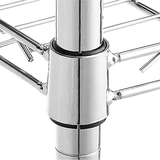 NNEDSZ Modular Wire Storage Shelf 1500 x 350 x 1800mm Steel Shelving