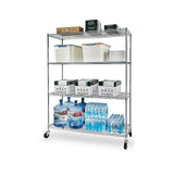 NNEDSZ Modular Wire Storage Shelf 1500 x 350 x 1800mm Steel Shelving