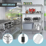 NNEDSZ Modular Wire Storage Shelf 1500 x 350 x 1800mm Steel Shelving