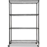 NNEDSZ Modular Wire Storage Shelf 1500 x 350 x 1800mm Steel Shelving