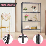 NNEDSZ Modular Wire Storage Shelf 900 x 450 x 1800mm Steel Shelving