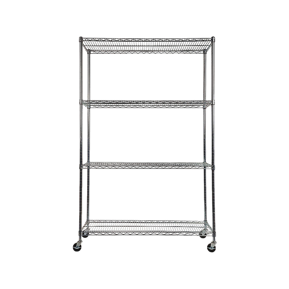 NNEDSZ Modular Wire Storage Shelf 900 x 450 x 1800mm Steel Shelving