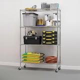 NNEDSZ Modular Wire Storage Shelf 900 x 450 x 1800mm Steel Shelving