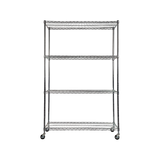 NNEDSZ Modular Wire Storage Shelf 900 x 450 x 1800mm Steel Shelving