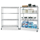 NNEDSZ Modular Wire Storage Shelf 900 x 450 x 1800mm Steel Shelving
