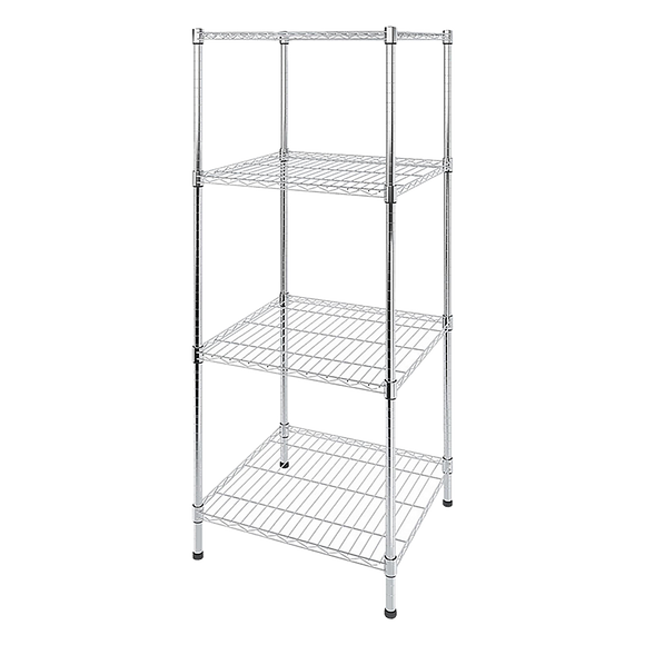 NNEDSZ Modular Wire Storage Shelf 350 x 350 x 1800mm Steel Shelving