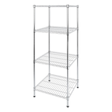 NNEDSZ Modular Wire Storage Shelf 350 x 350 x 1800mm Steel Shelving