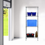 NNEDSZ Modular Wire Storage Shelf 350 x 350 x 1800mm Steel Shelving