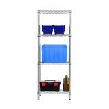 NNEDSZ Modular Wire Storage Shelf 350 x 350 x 1800mm Steel Shelving