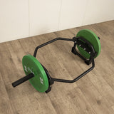 NNEDSZ Barbell Olympic Trap Bar Hex Shrug Deadlift