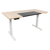 NNEDSZ Standing Desk Electric Motorised Computer Desk Height Adjustable Sit Stand Table