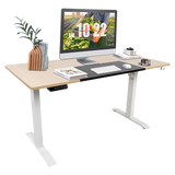 NNEDSZ Standing Desk Electric Motorised Computer Desk Height Adjustable Sit Stand Table