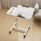 NNEDSZ Laptop Desk Portable Mobile Computer Table Stand Adjustable Bed Study