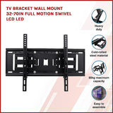 NNEDSZ TV Bracket Wall Mount 32-70in Full Motion Swivel LCD LED