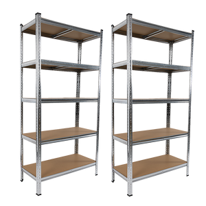 NNEDSZ 2 x 1.8M Garage Shelving Warehouse Rack Storage Shelves Pallet Racking
