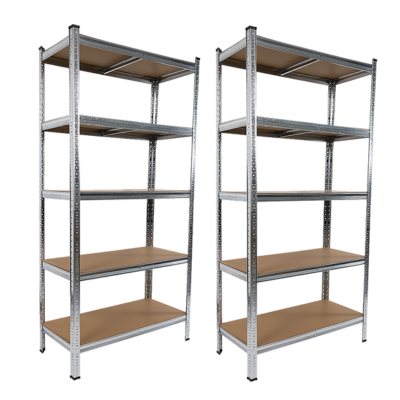NNEDSZ 2 x 1.8M Garage Shelving Warehouse Rack Storage Shelves Pallet Racking