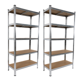 NNEDSZ 2 x 1.8M Garage Shelving Warehouse Rack Storage Shelves Pallet Racking