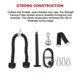 NNEDSZ Fitness Pulley Set Gym Kit Tool Accessories Wire Rope