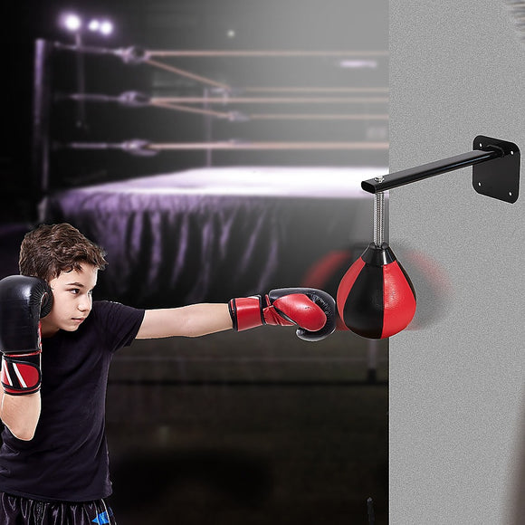 NNEDSZ Speed Bag Boxing Punching Bag Wall Mount Reflex Training
