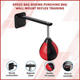 NNEDSZ Speed Bag Boxing Punching Bag Wall Mount Reflex Training