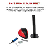 NNEDSZ Speed Bag Boxing Punching Bag Wall Mount Reflex Training