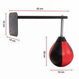 NNEDSZ Speed Bag Boxing Punching Bag Wall Mount Reflex Training