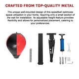 NNEDSZ Speed Bag Punching Boxing Bag Wall Mount Reflex Training