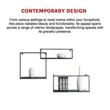 NNEDSZ Floating Shelves Retro Industrial Ledge Black Metal Display Stand