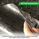 NNEDSZ Garage Floor Mat Diamond Plate PVC Vinyl Flooring Rolls Non-Slip 2.5mm Thick