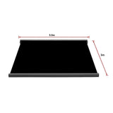 NNEDSZ 5.5m x 3.0m Retractable Folding Arm Awning Heavy Duty Full Cassette Motorised