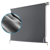 NNEDSZ Retractable Straight Drop Roll Down Awning Garden Patio Screen 2.1X2.5M